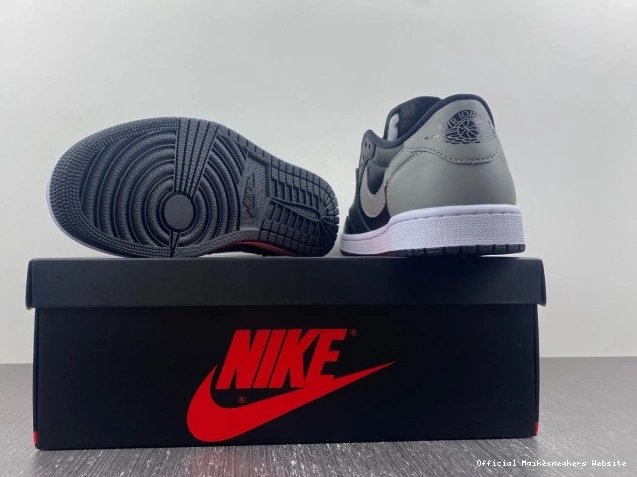 Official Maikesneakers 705329-003 Retro 1 Shadow Jordan Low 0713